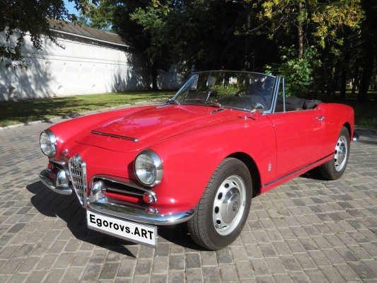 Alfa Romeo Giulia 1600 Spider. 1963